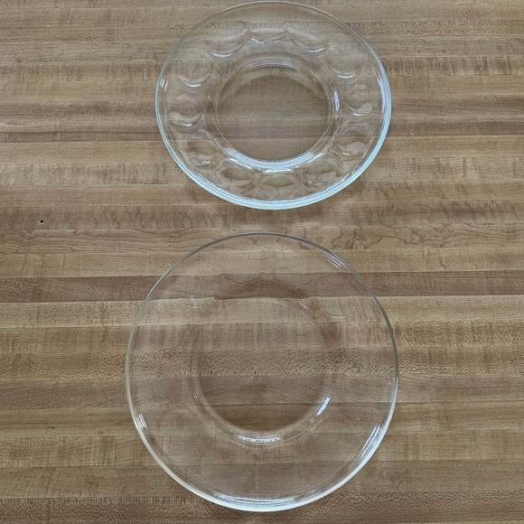 Vintage Pyrex Deviled Egg Platter or Plate 10 Inches Round - Set of 2 - Picture 1 of 6